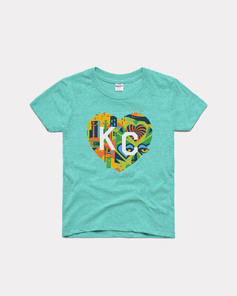 Charlie Hustle Parade of Hearts KC Heart Kids Tee